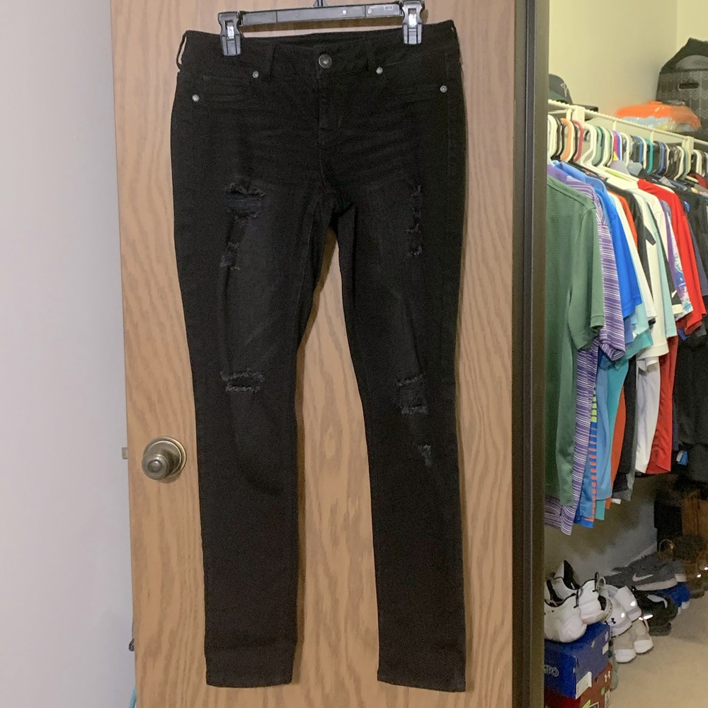 Maurice’s black skinny jeans